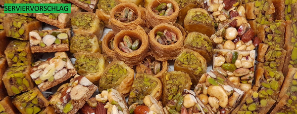 Mixed Baklava Geschenkverpackung 250g/380g/600g - Al Basha Sweets