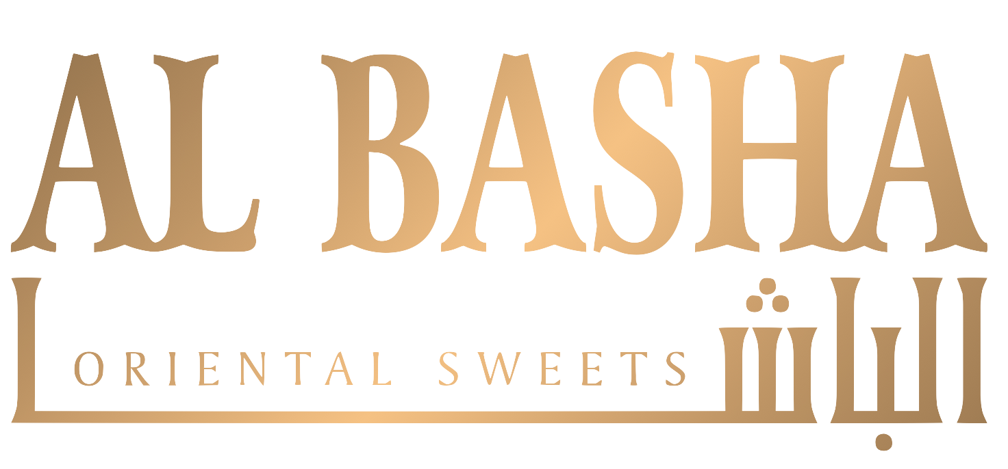 Al Basha Oriental Sweets Logo in Gold