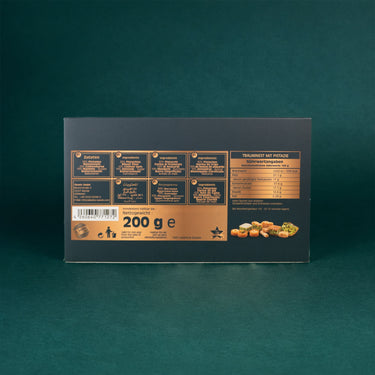 Verpackung des Traumnest Gebäcks, Rückseite