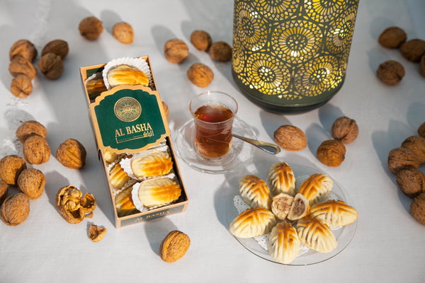 Schachtel Maamoul Walnuss 200 g - Al Basha Sweets